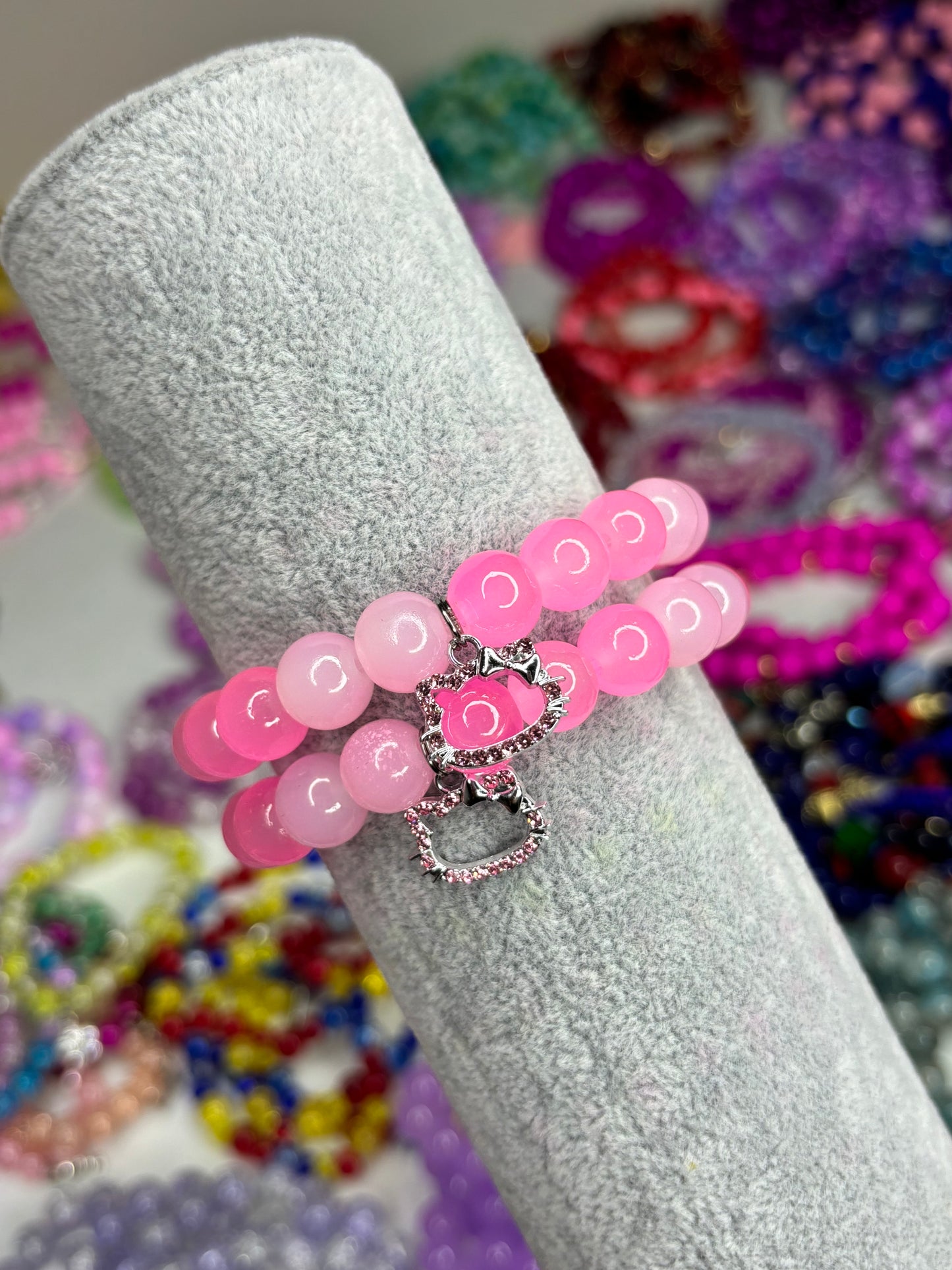 Pinky Hello Kitty Beaded Bracelet (1pc)
