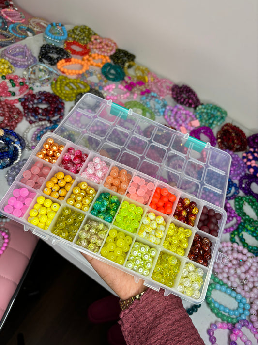 Bead Box #36, (8mm, Apx 500+)
