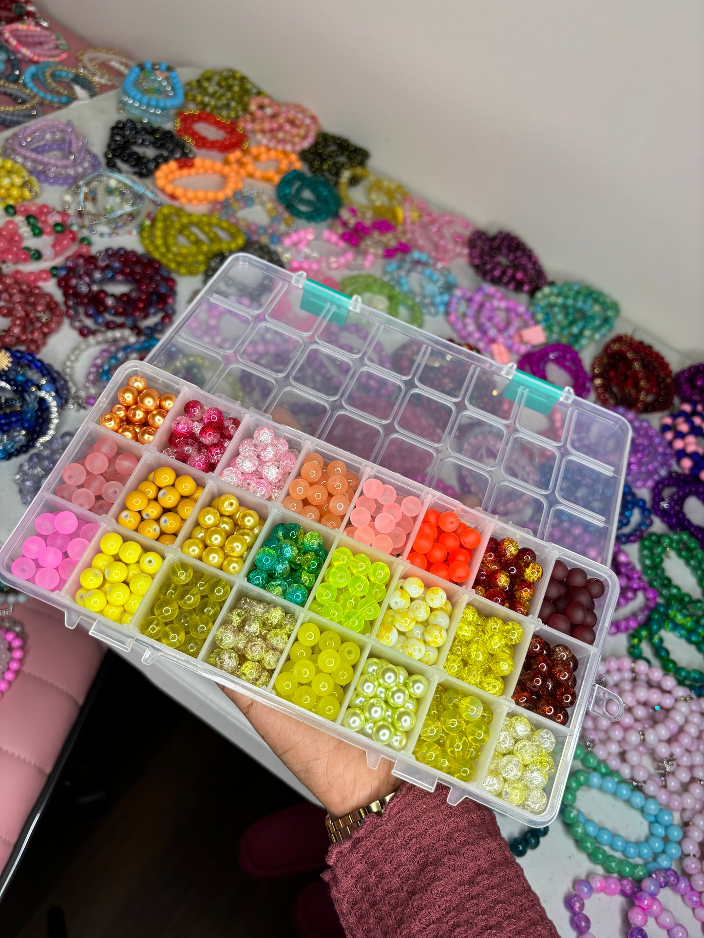 Bead Box #36, (8mm, Apx 500+)