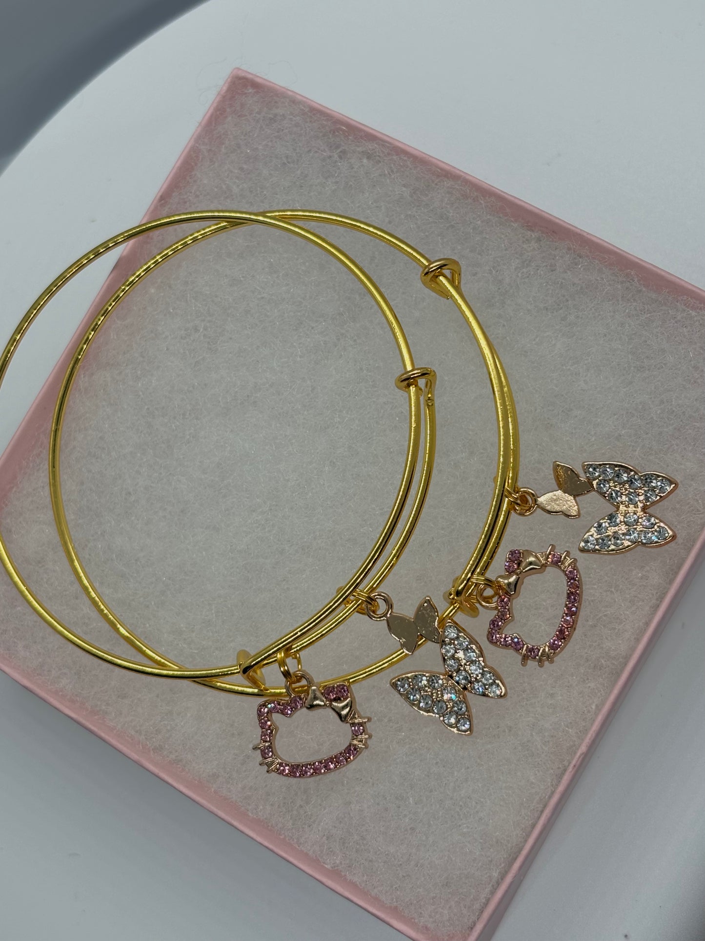 Hello Kitty + Butterfly Bangle (1pc)
