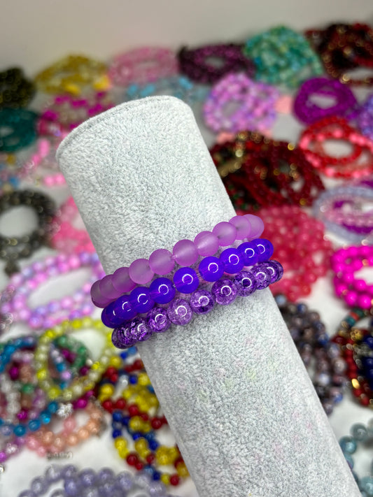 Purple Baby Bead Set