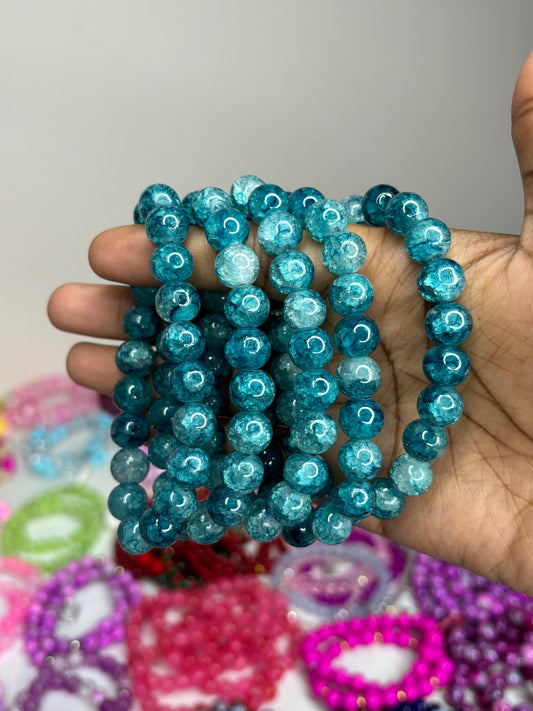 Sweet Teal Beaded Bracelet (1pc)