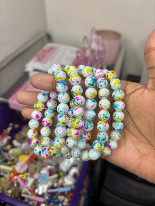 Daisy Beaded Bracelet