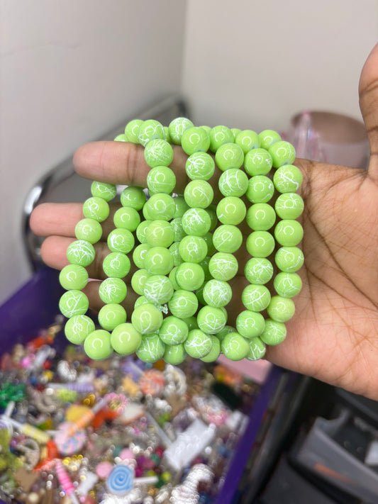 Lime Beaded Bracelet