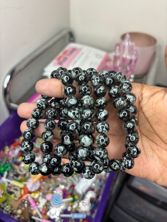 Oreo Dash Beaded Bracelet