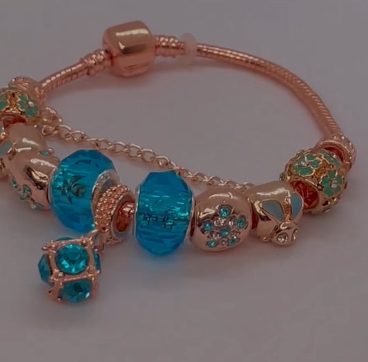 Teal Palate x Charm Bracelet