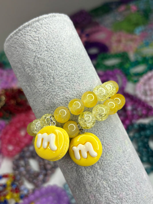 Sunshine M&M Beaded Bracelet (1pc)