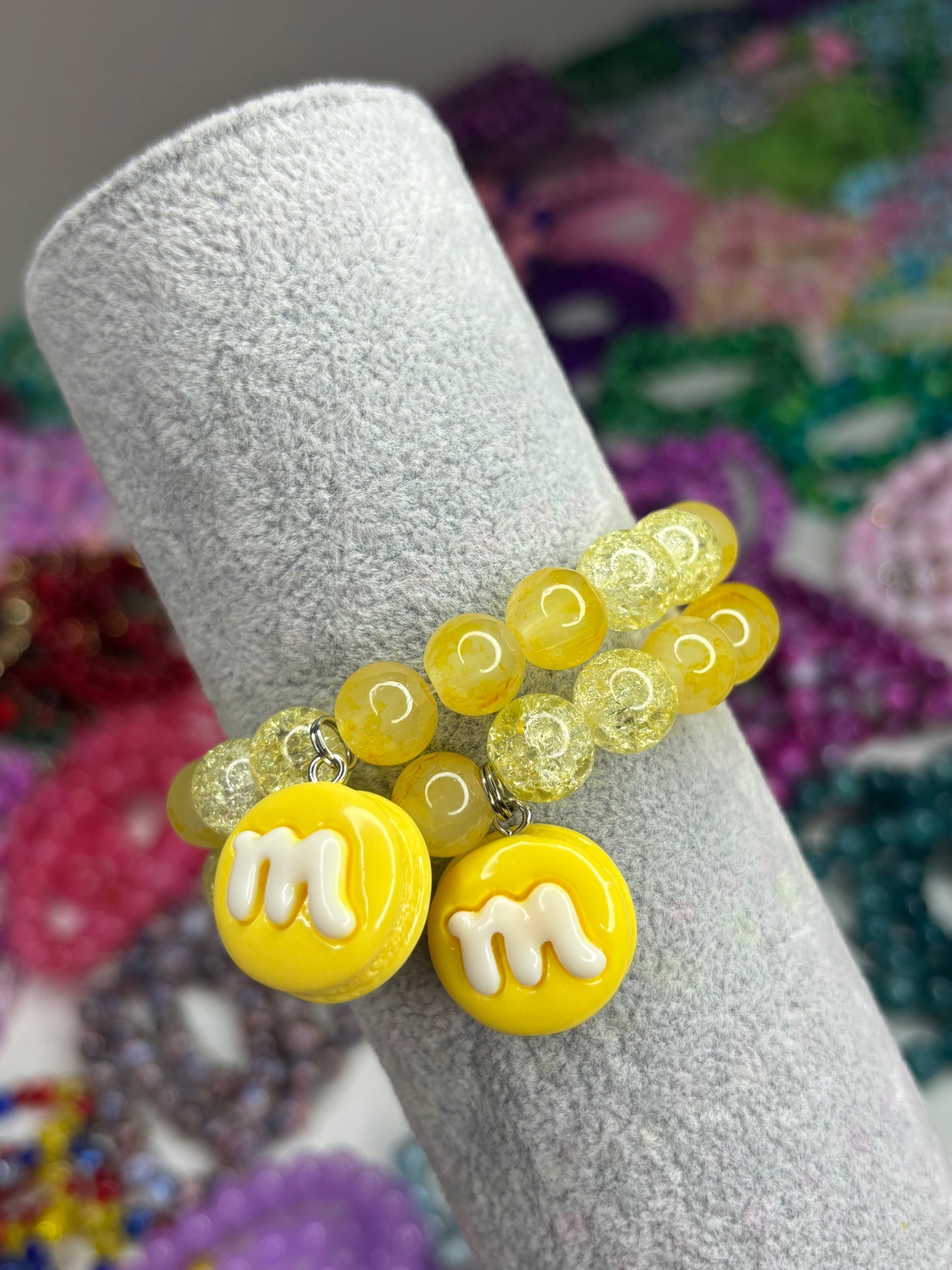 Sunshine M&M Beaded Bracelet (1pc)