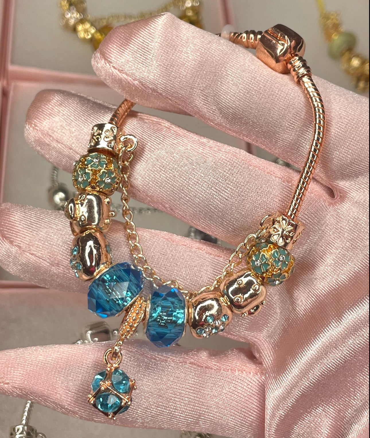 Teal Palate x Charm Bracelet