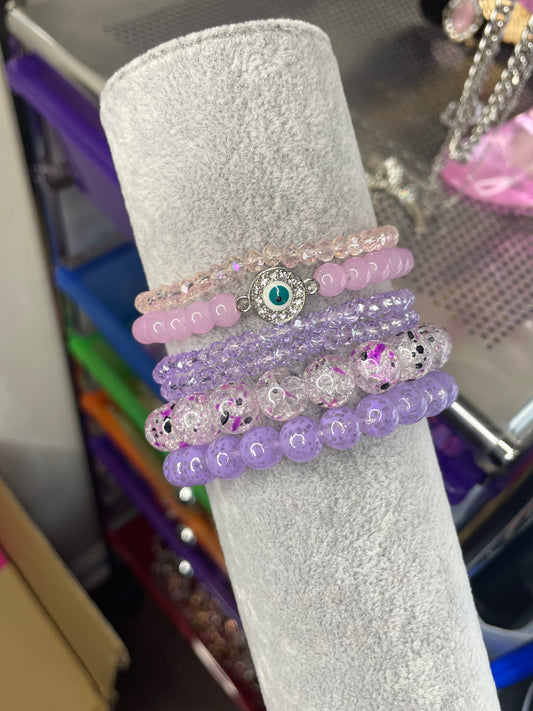 Bead Set 6PCS “Lavender Babe”
