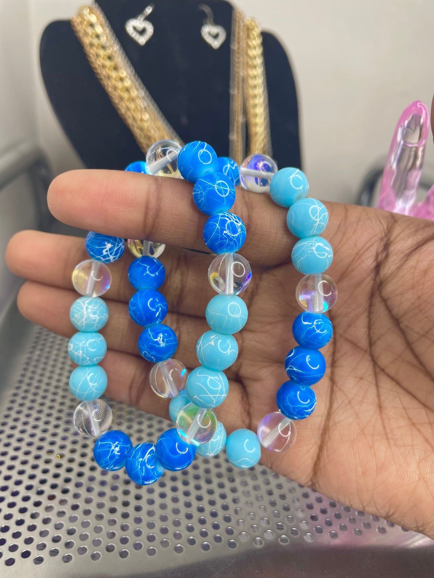 Deep Ocean Deluxe Beaded Bracelet