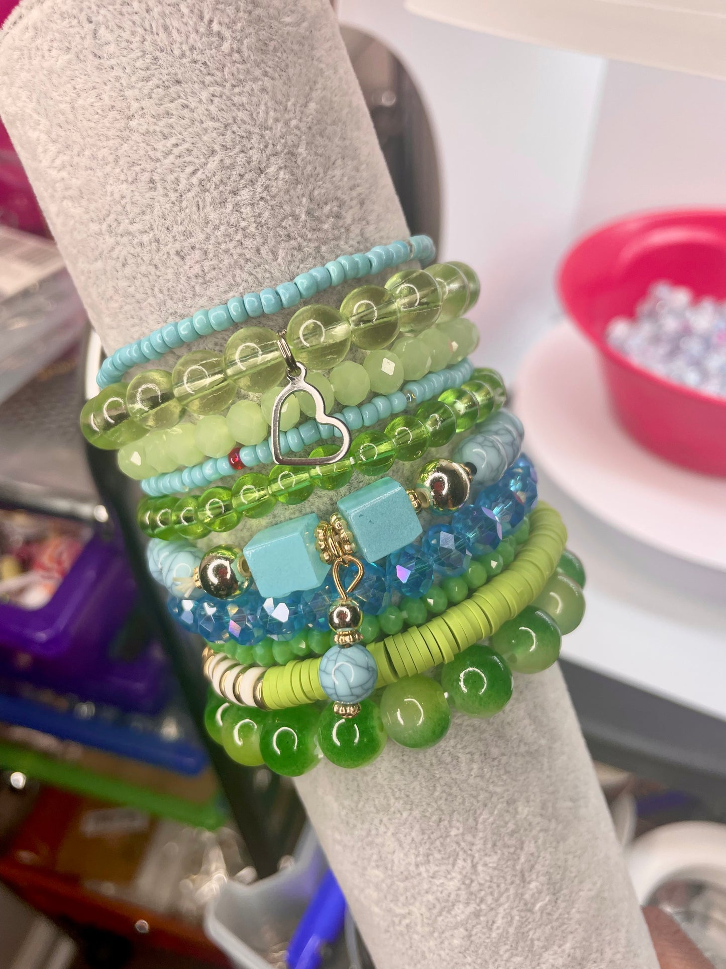 Bead Set 10pc “Brittany”