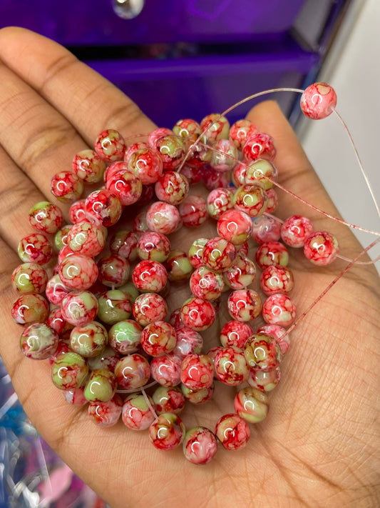 Wholesale: “Christmas” 8mm Beads