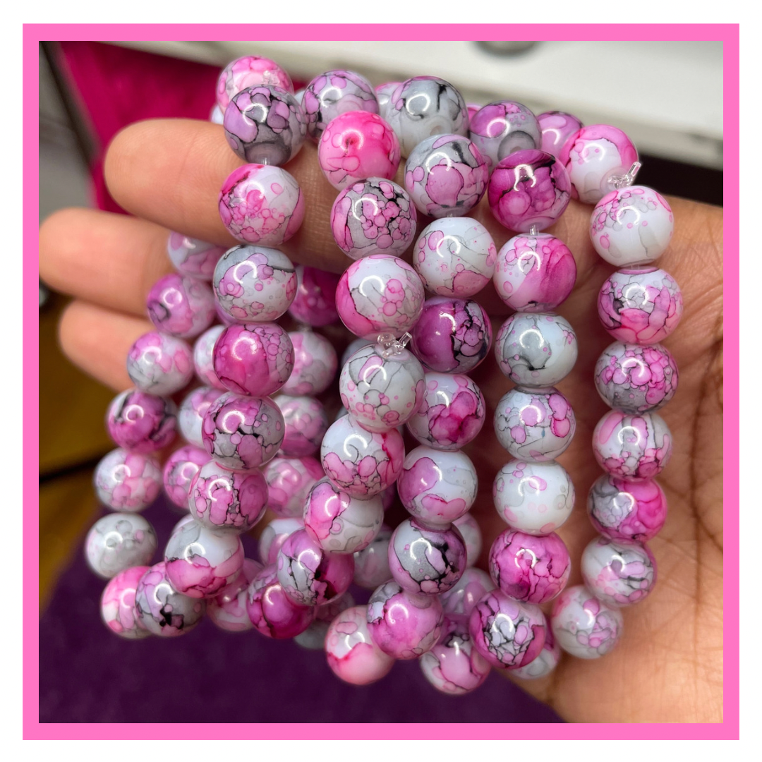 NEW! Dragon Fruit Beaded Bracelet