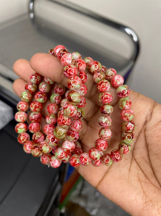 NEW! Christmas Beaded Bracelet