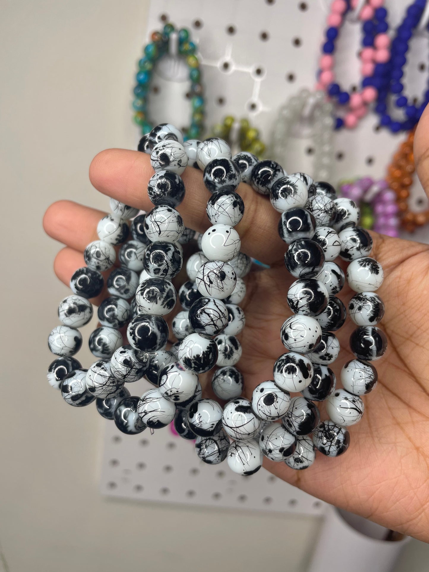 NEW! Xoxo Black Beaded Bracelet
