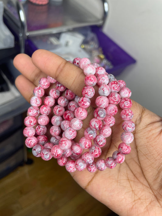 NEW! Peppermint Beaded Bracelet
