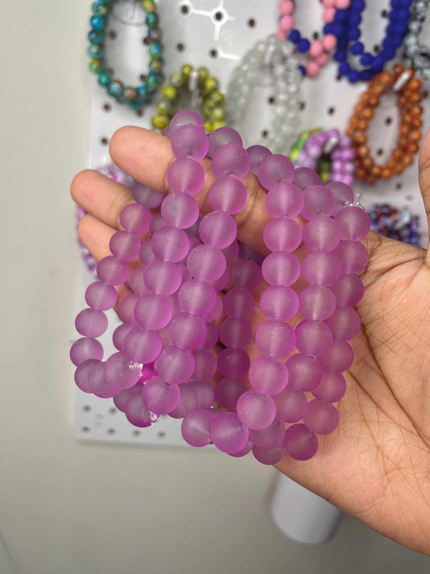 NEW! Purple Menace Beaded Bracelet