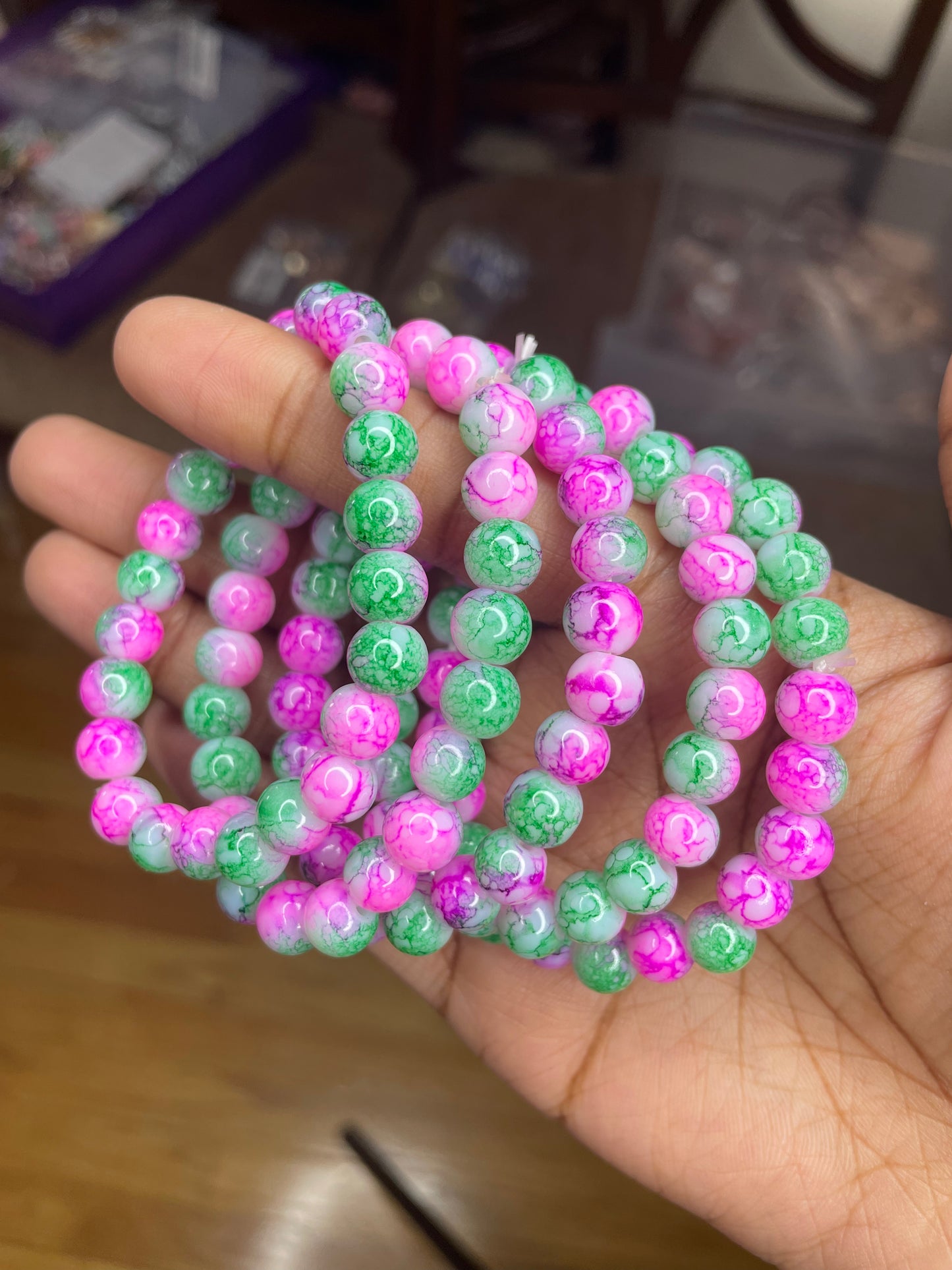 New! Watermelon Beaded Bracelet