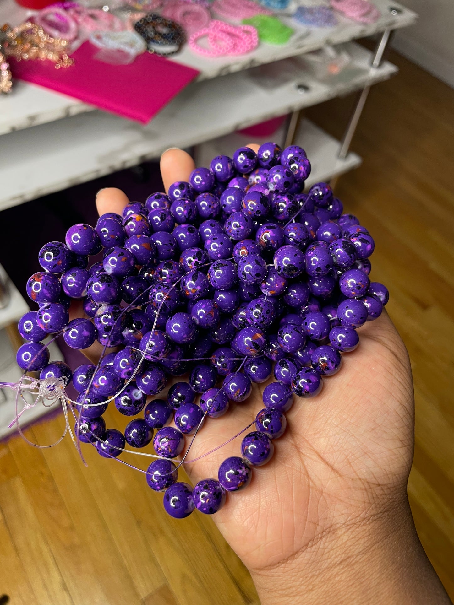 Bead Bag ( 10mm, Apx 70pc )