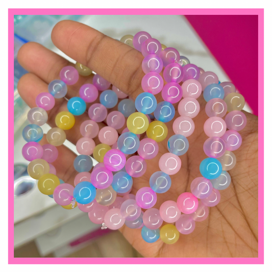 Singular Care Bear Beaded Bracelet