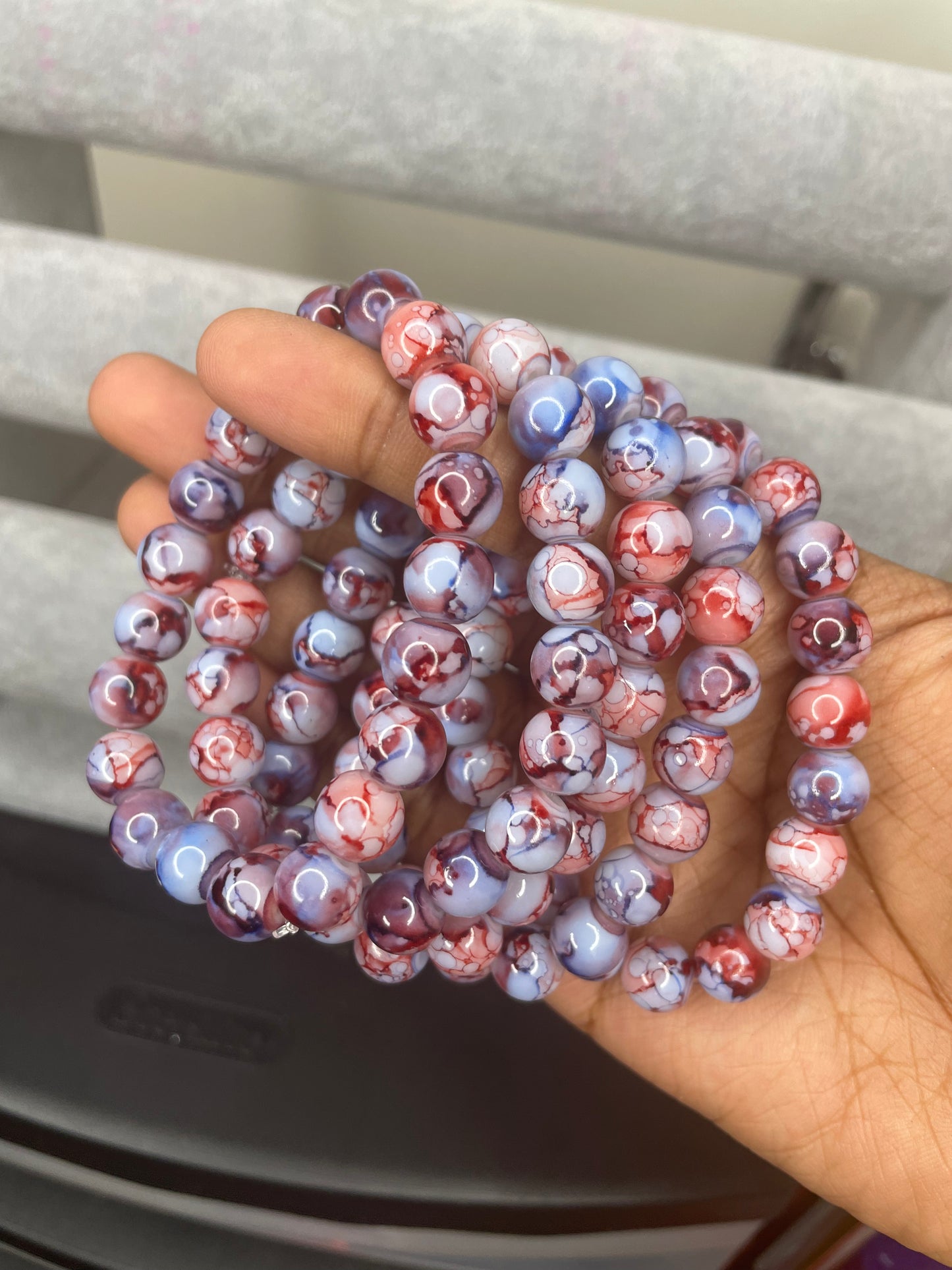 NEW! Superman Beaded Bracelet
