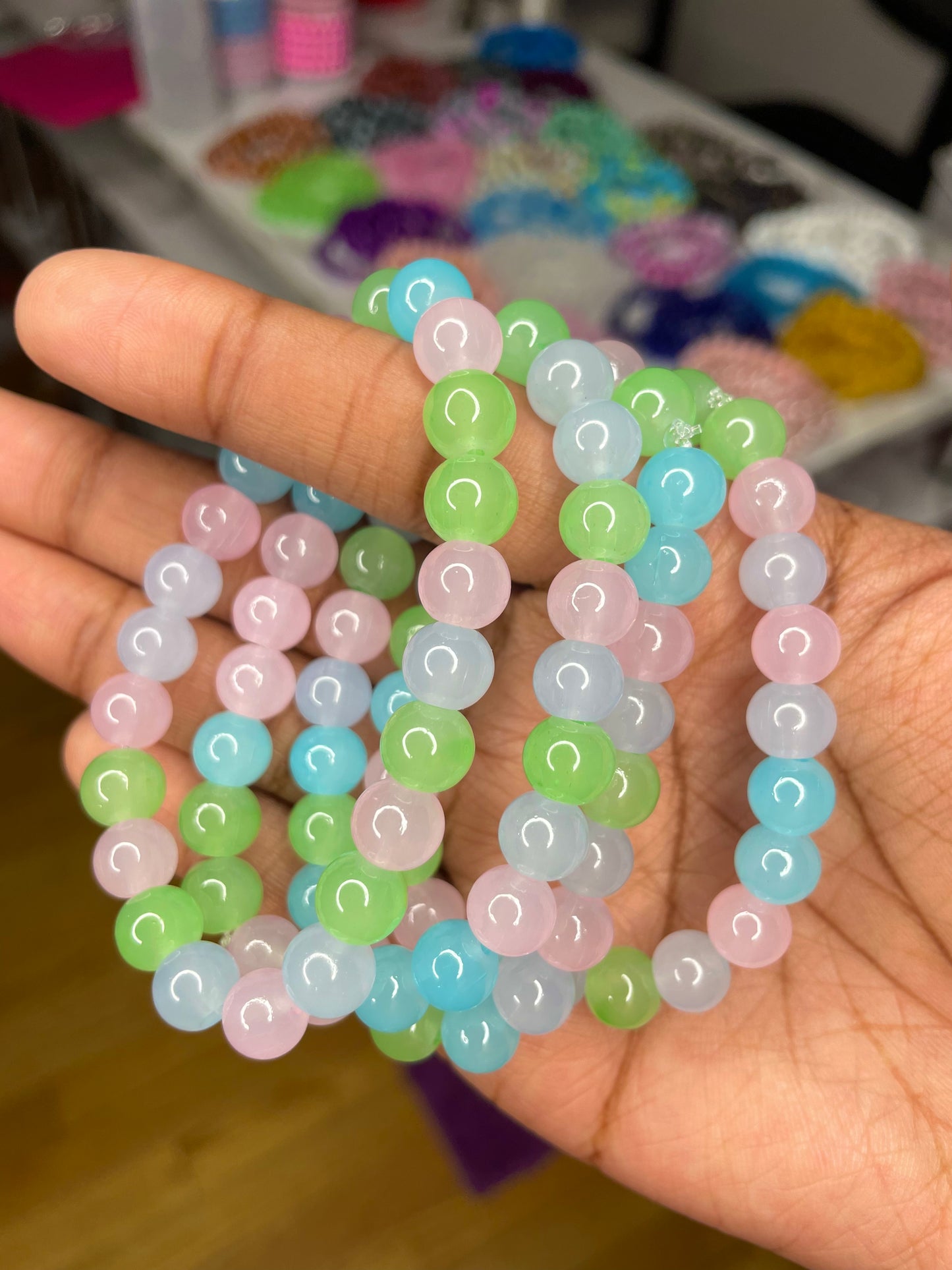 NEW! Sweet Frog Beaded Bracelet