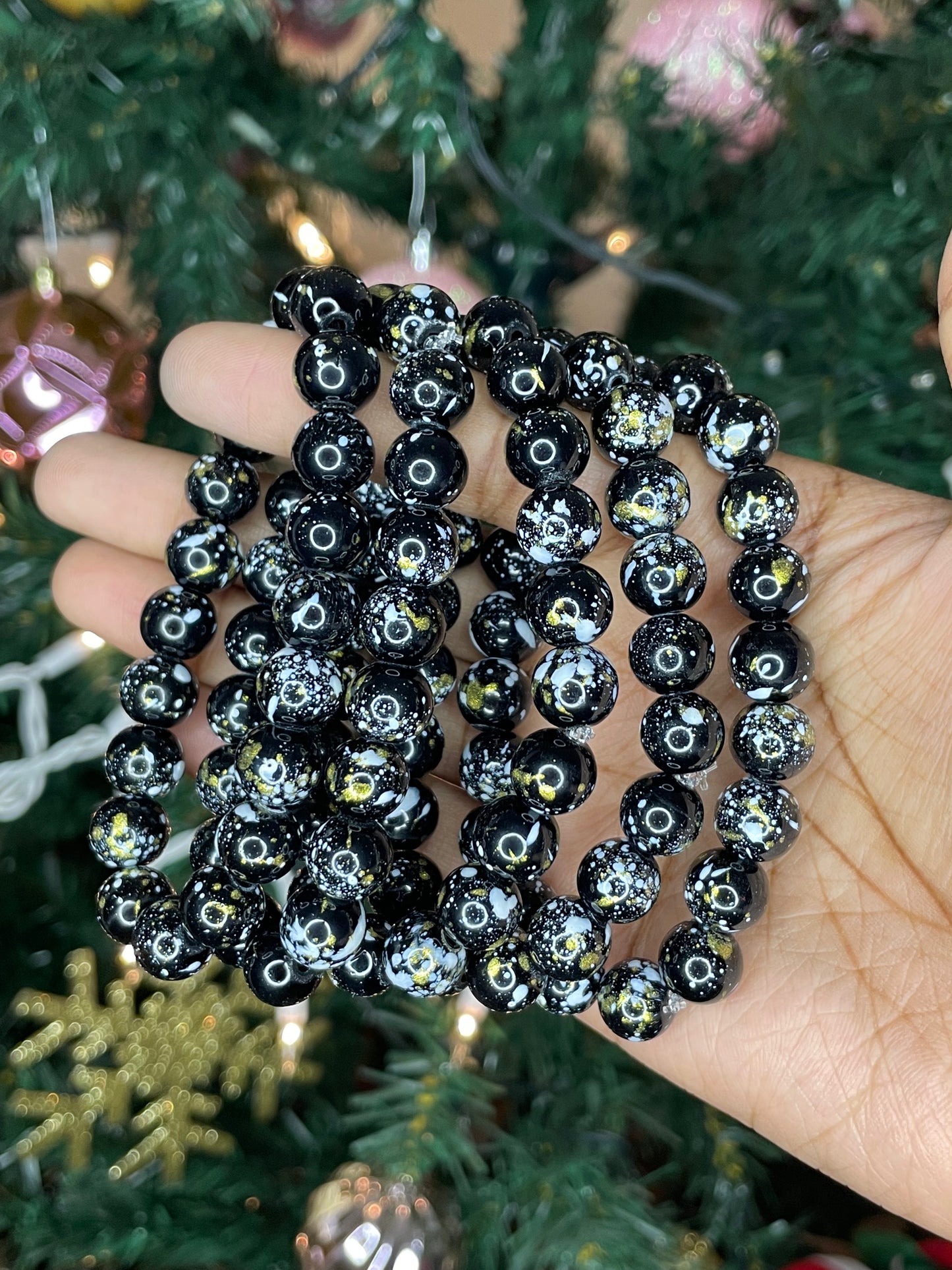 NEW! Splatter Beaded Bracelet