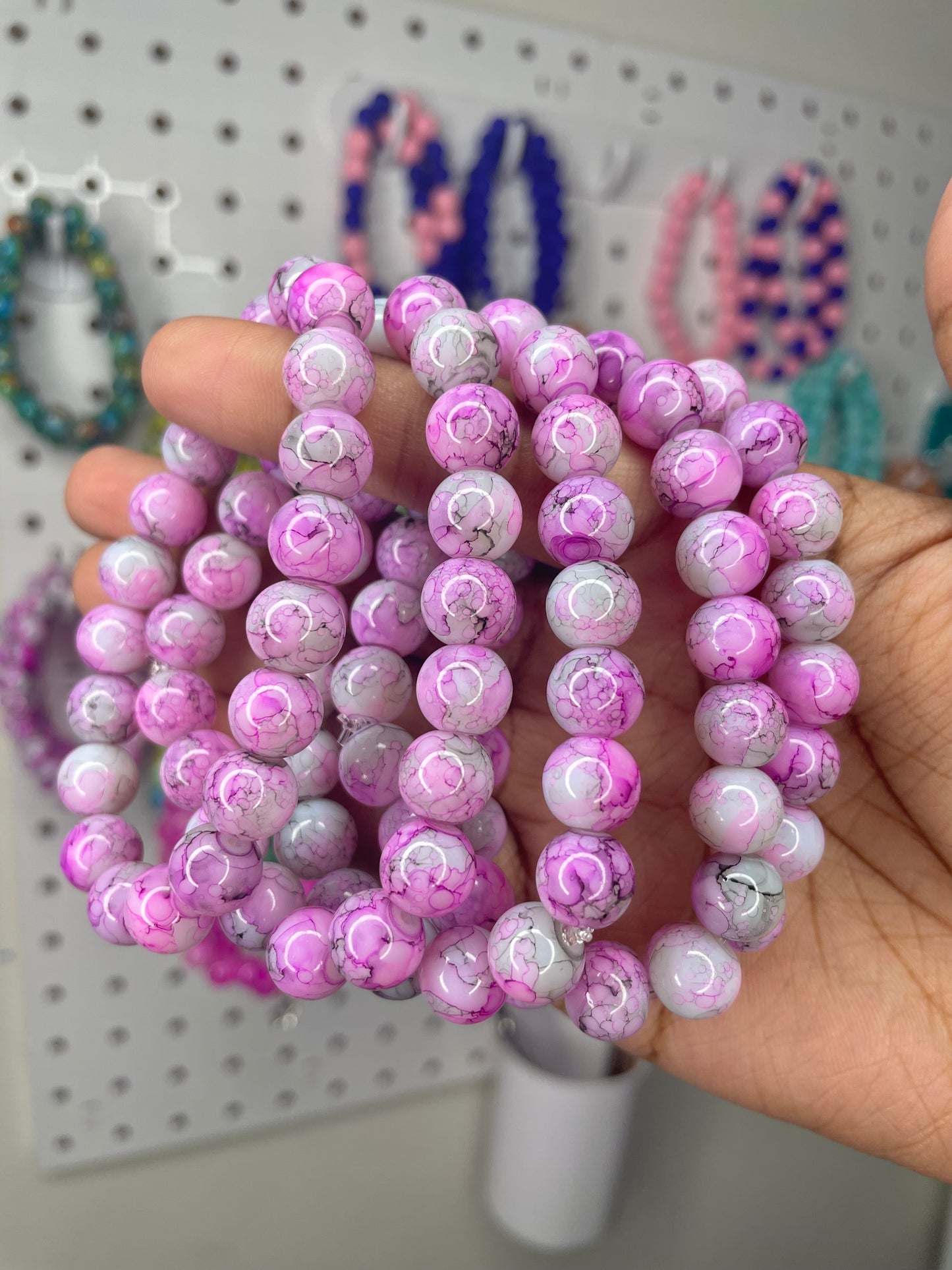 NEW! Light Purple Beaded Bracelet