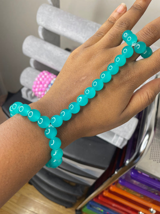 NEW! Teal Bead Bracelet Connector