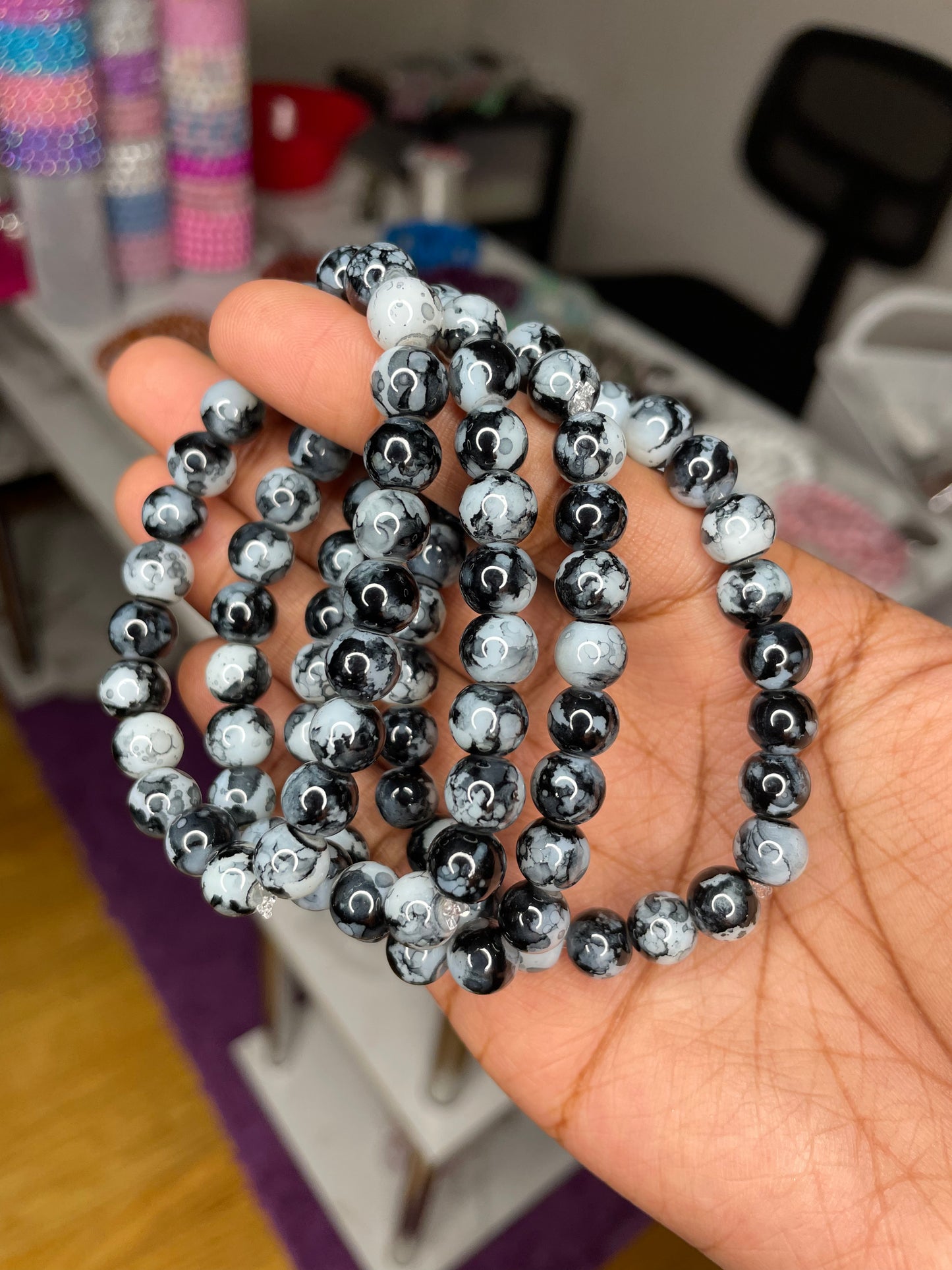 NEW! Oreo 3x Beaded Bracelet