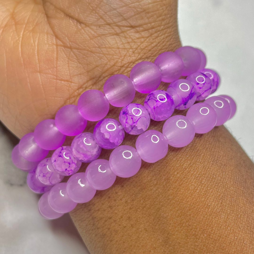 Lavender Bae Bead Set