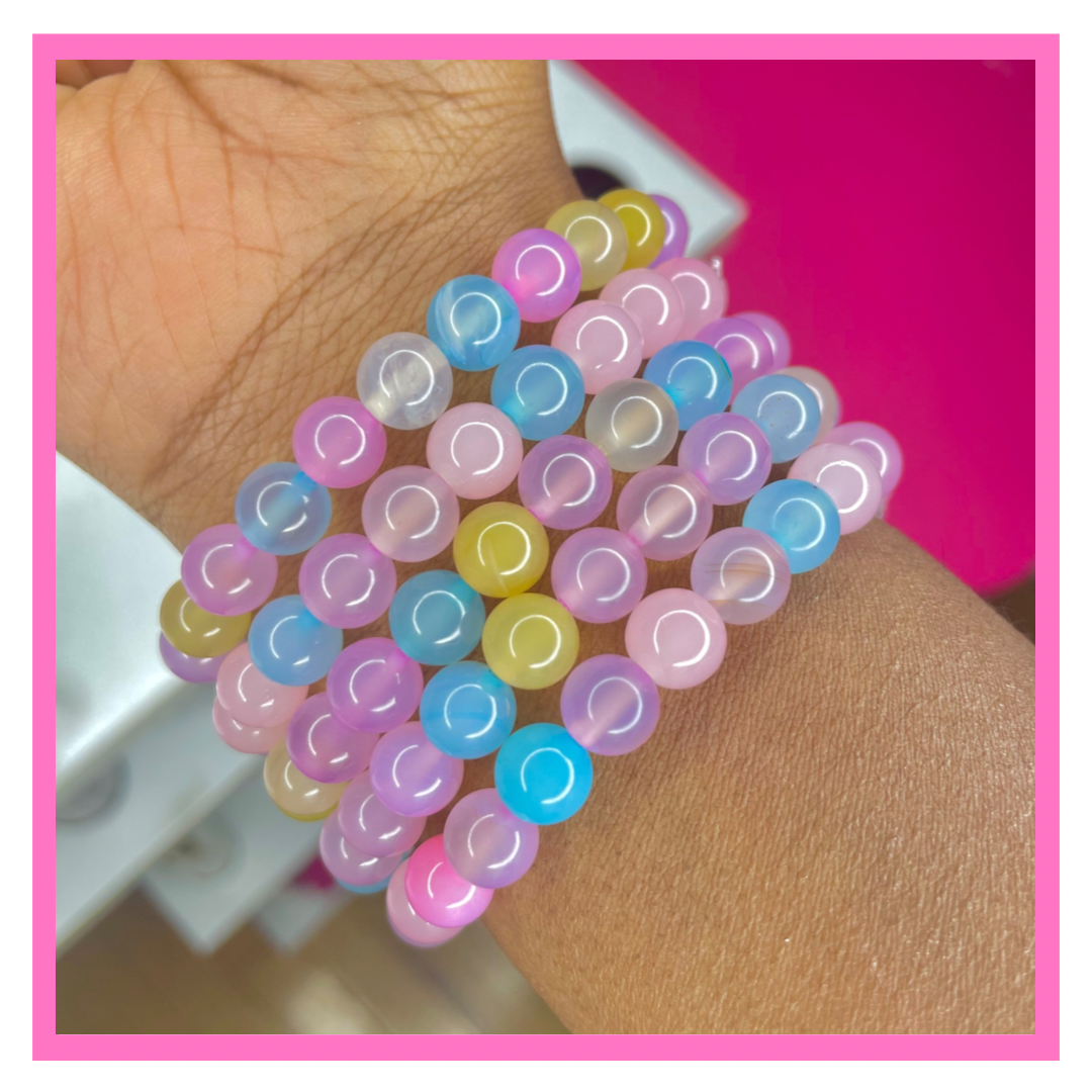 Singular Care Bear Beaded Bracelet