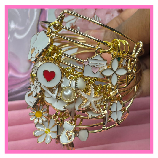 NEW! Basic White Gold Bangles