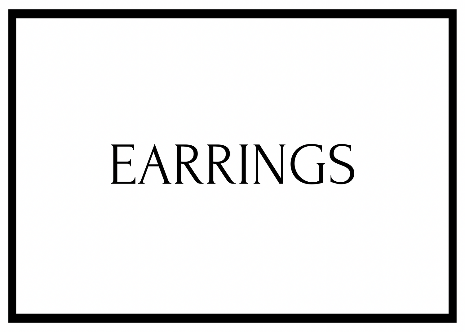 Earrings
