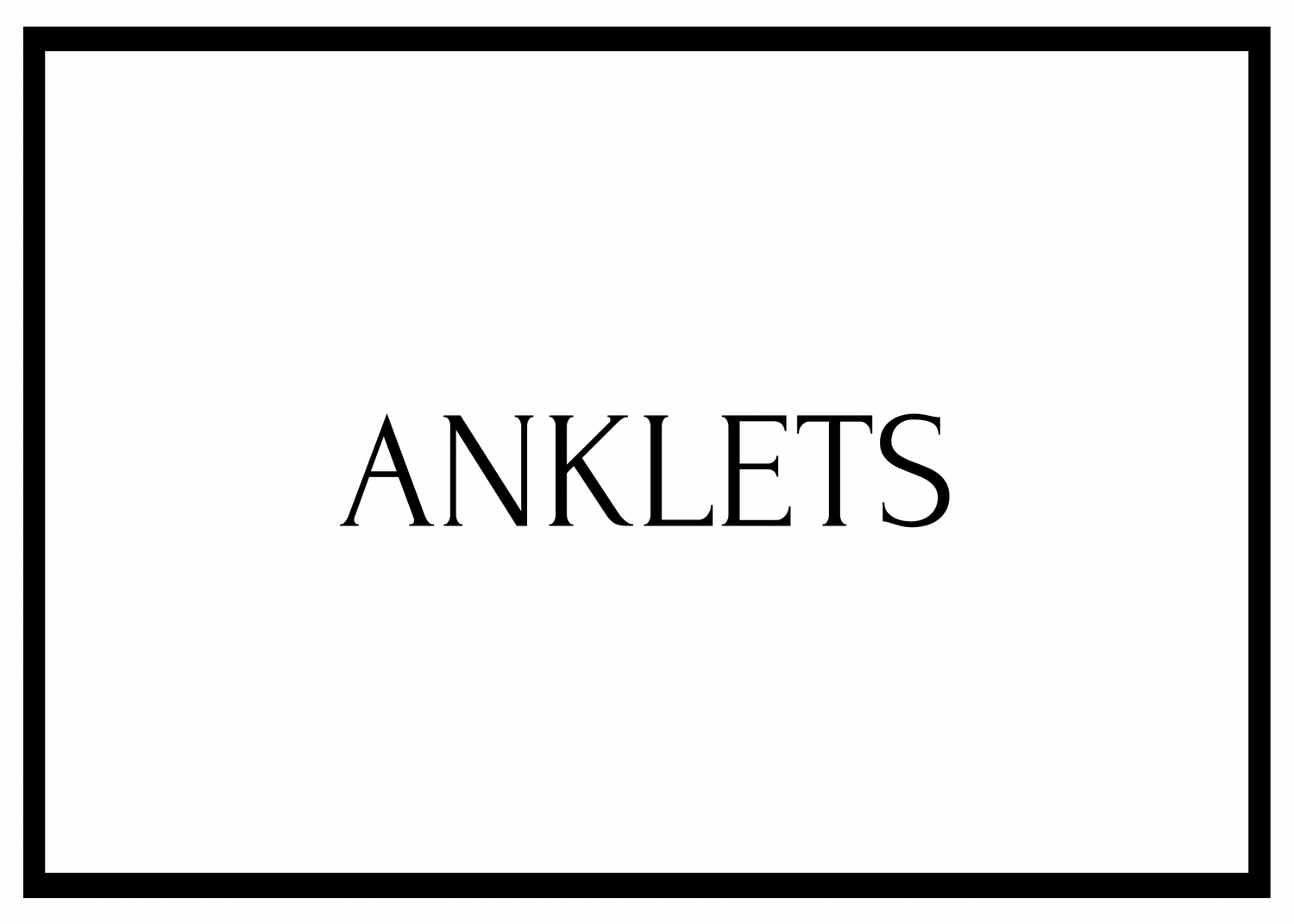 Anklets