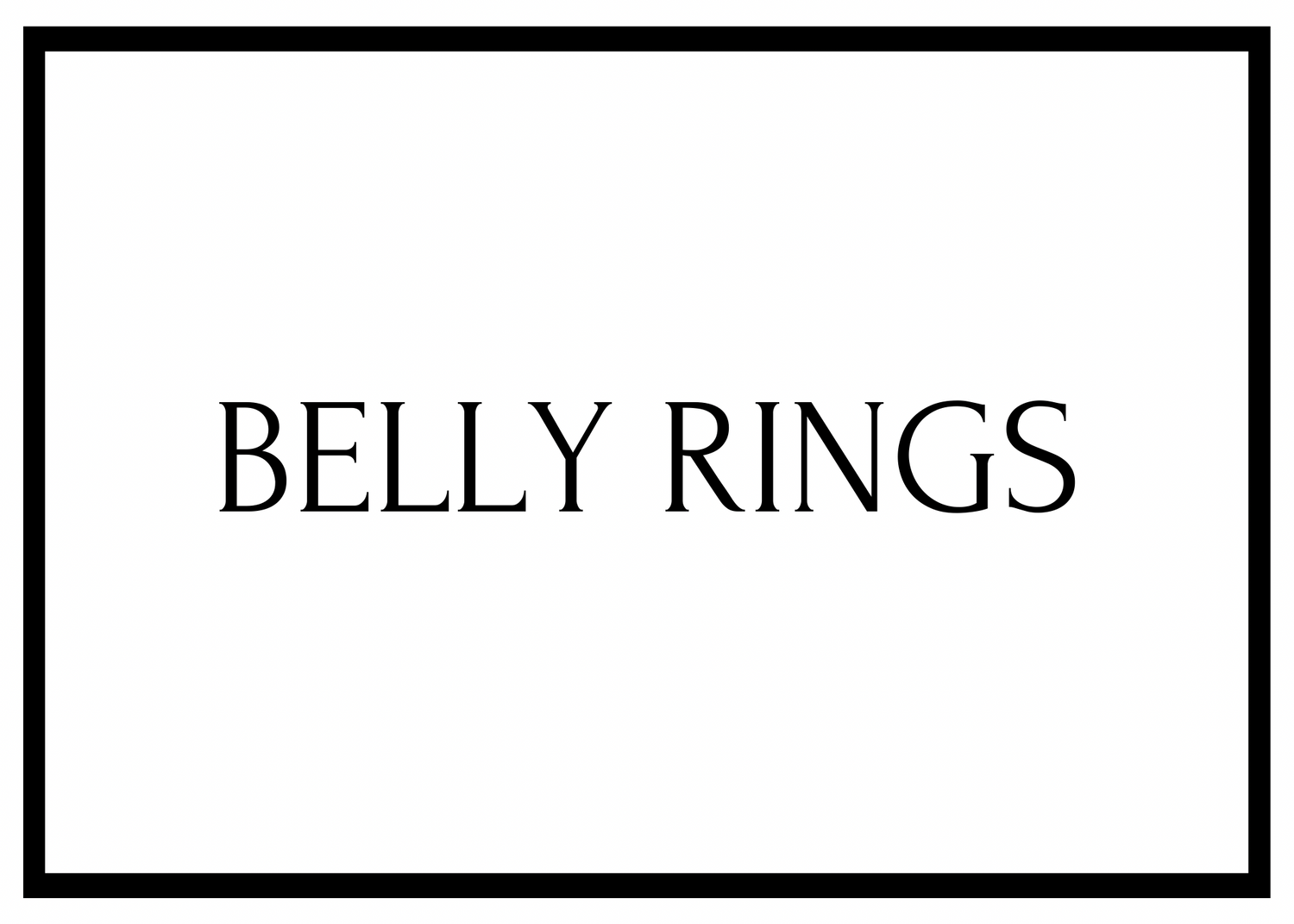 Belly Rings