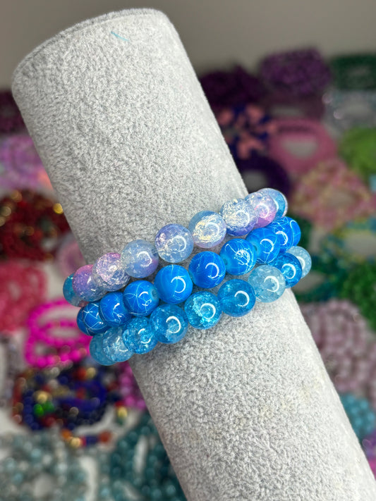 Blue Kandy Bead Set