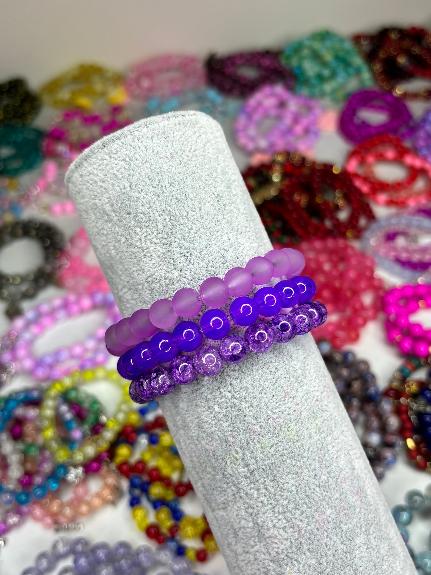 Purple Baby Bead Set