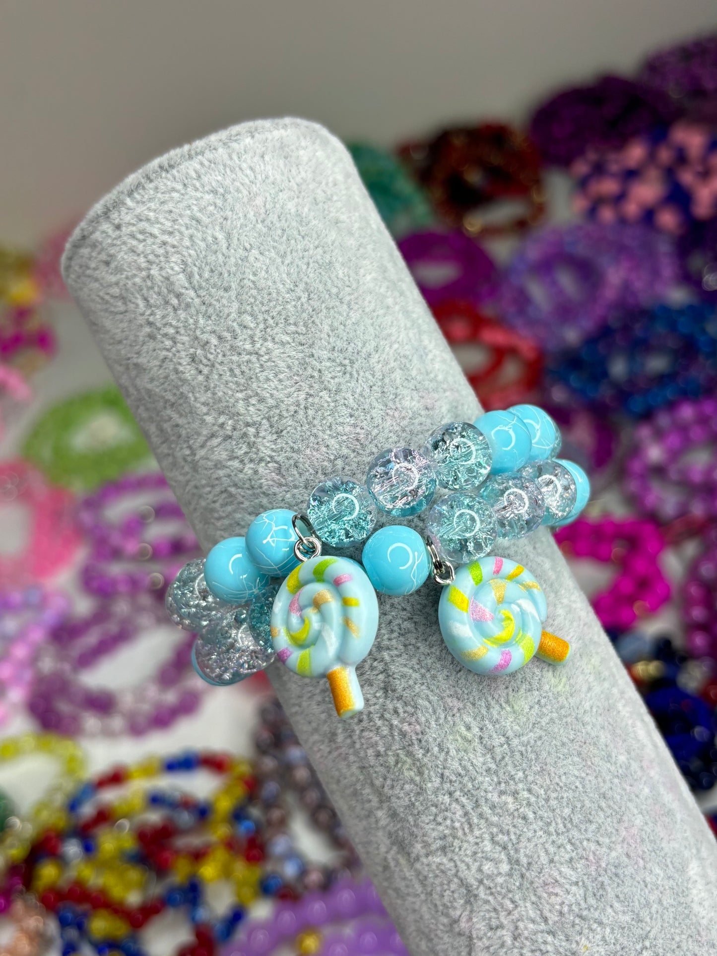 Cotton Candyland Beaded Bracelet (1pc)