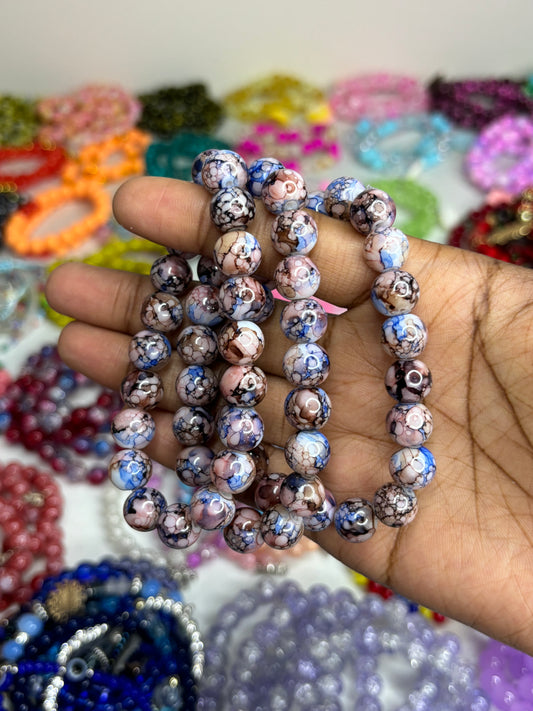 Oreo Beaded Bracelet (1pc)