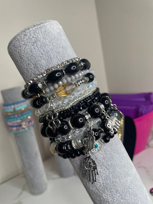 Bead Set 11pc “Black Princess”