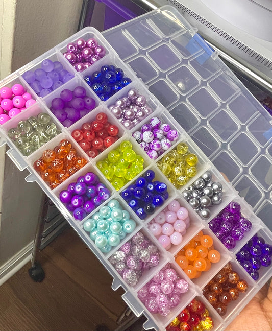 Bead Box 55 (8mm, apx/about 620+)