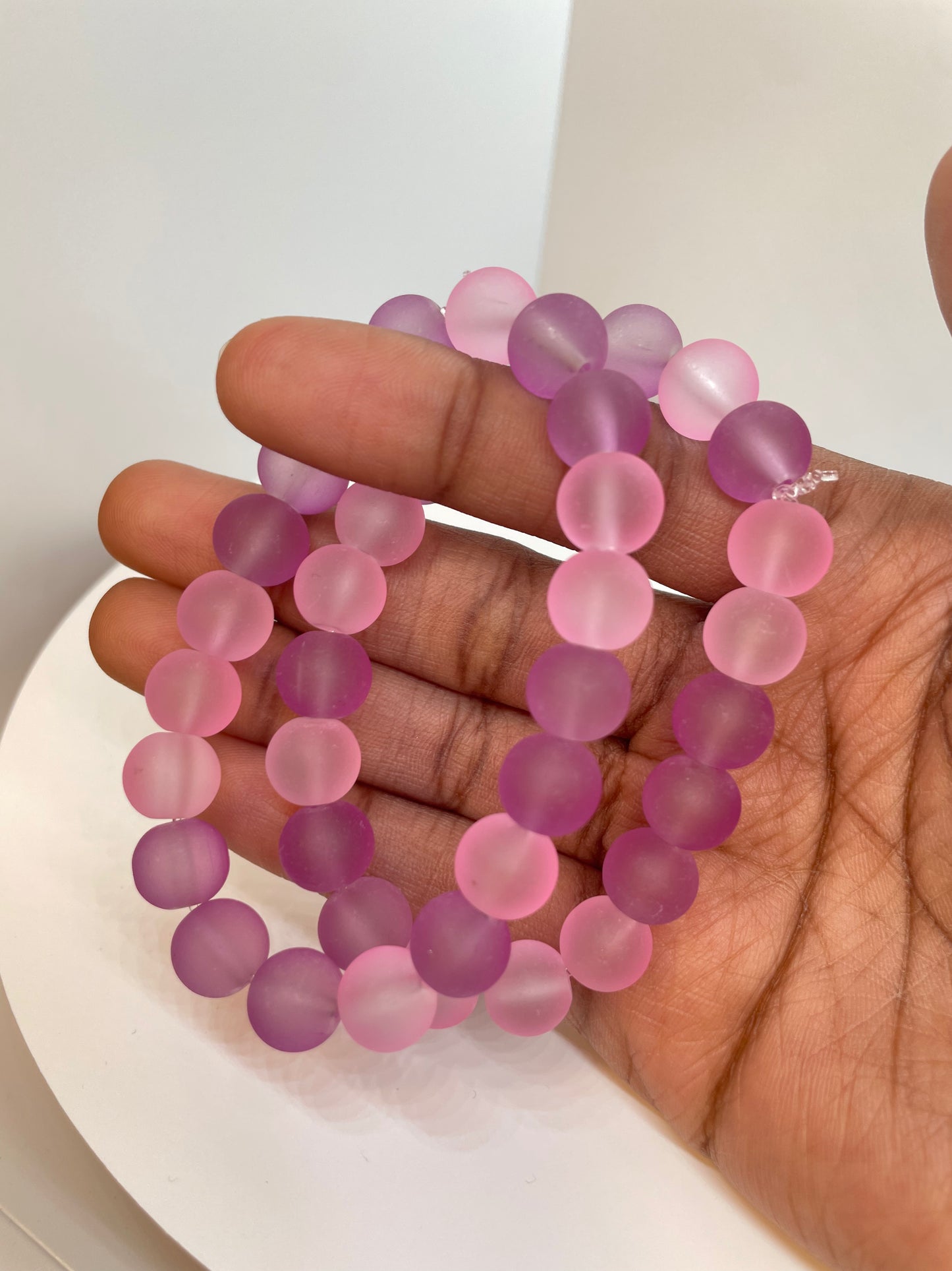 Shade Purp Beaded Bracelet