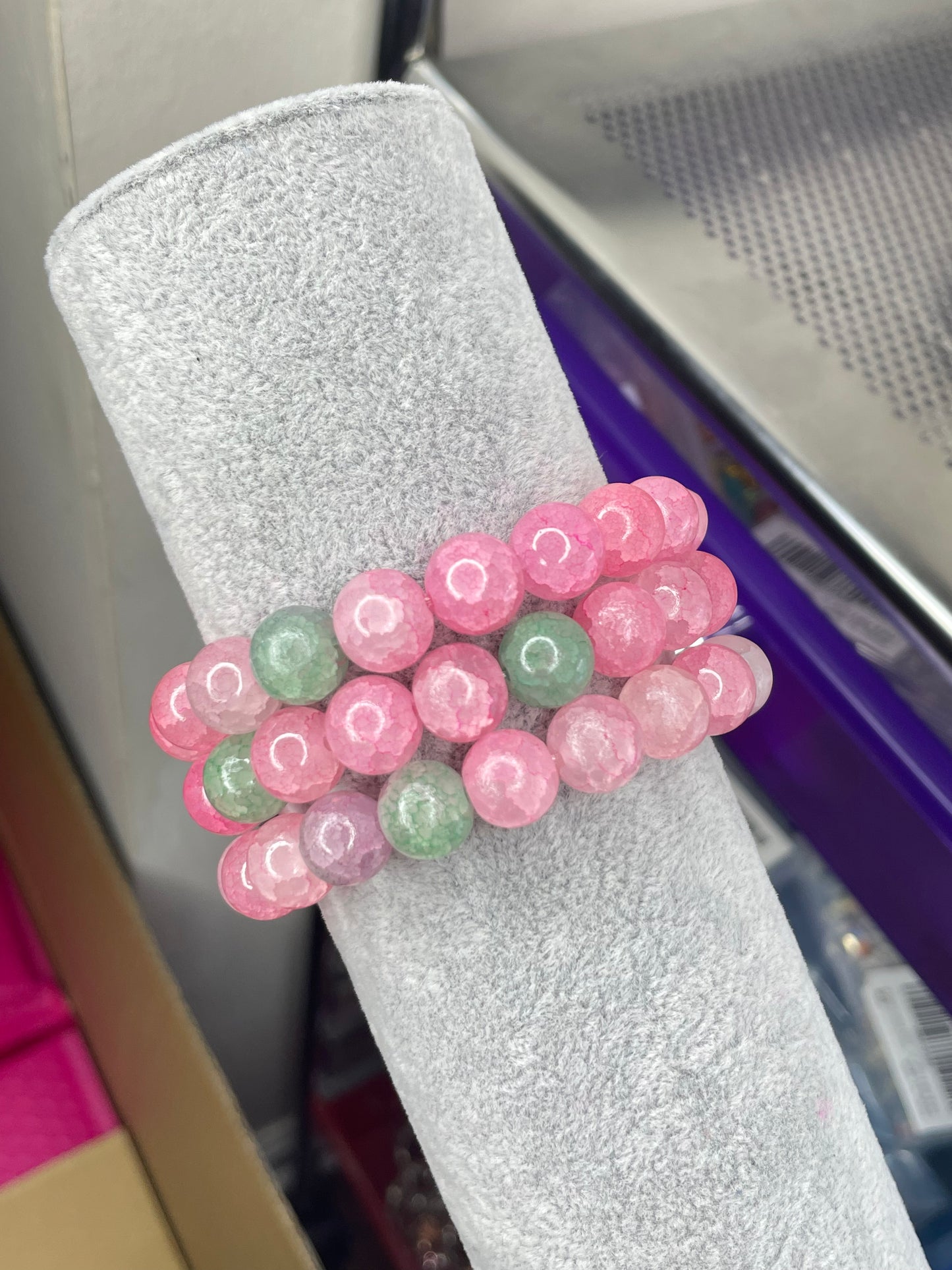 Watermelon Beaded Bracelet