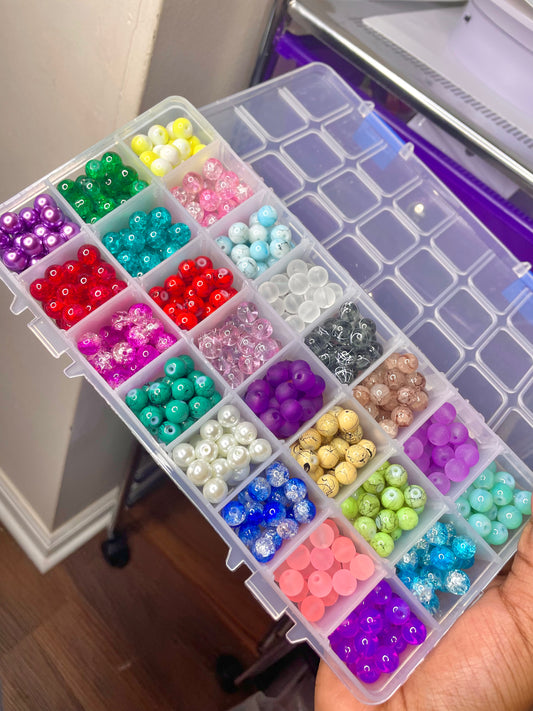 Bead Box 33 (8mm, apx/about 620+)