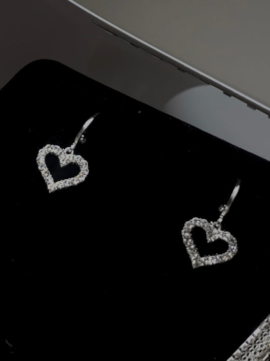 Heart Drop Earrings