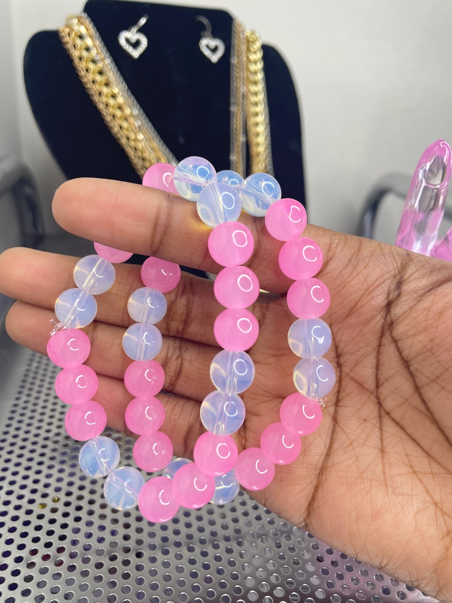 Bubble Gum’ Deluxe Beaded Bracelet