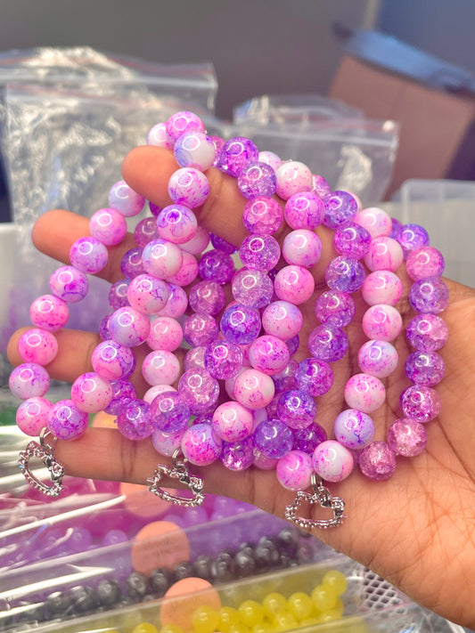 Hello Kitty Beaded Bracelets 2pcs