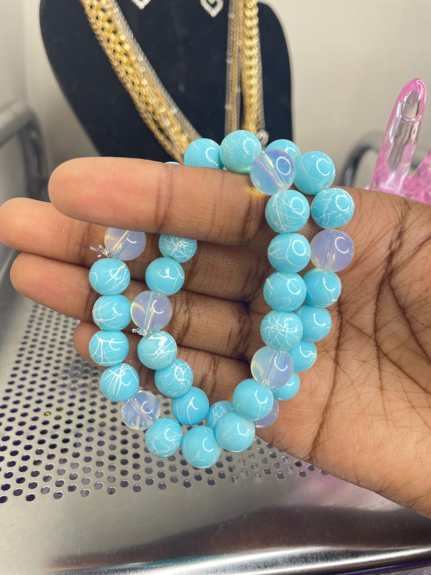 Sky High Beaded Bracelet